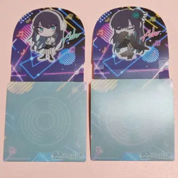 Ado 쿠라스시 콜라보 코스터 2점