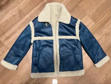 MURUA 아우터 미디 루즈 페이크 무스탕