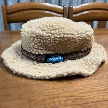 KAVU 카부 버킷햇 베이지 L 퍼볼 부니 61cm