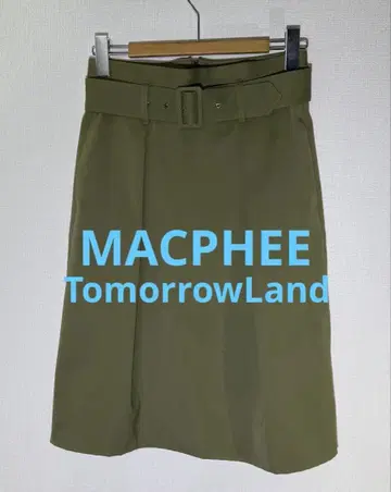 MACPHEE TomorrowLand 스커트 카키색 [새상품급] S사이즈