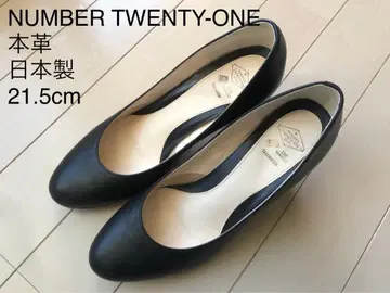 NT 넘버 투웬티원 천연 가죽 펌프스 블랙 21.5cm 일본제