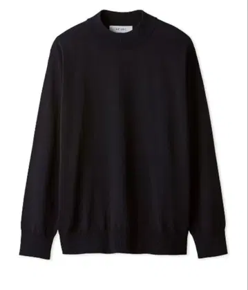 아우르 모크넥 니트 네이비 AOURE L 사이즈 워셔블