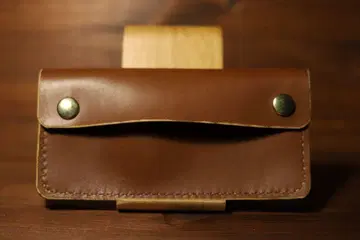 소가죽 카프 가죽 트래커 지갑