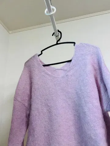 라벤더 V넥 니트 doux archives