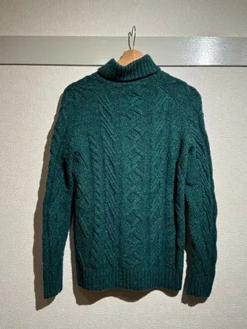 LANDS END (랜즈 엔드) 로우 게이지 터틀넥 니트