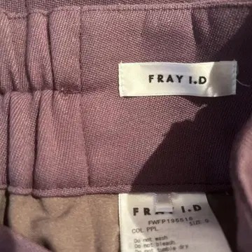 프레이 아이디 퍼플 슬랙스 사이즈 0