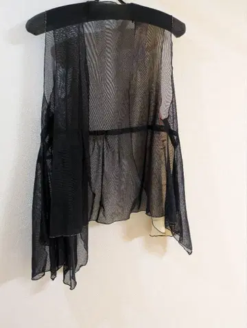 기모노 리메이크 핸드메이드 중고 시스루 베스트 지레 의상?