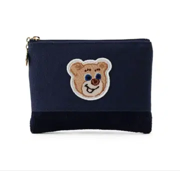 [미사용 새상품] 페이러 올드 테디 와펜 파우치 네이비