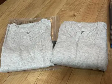 그레이 T셔츠 사이즈 S 2장 세트