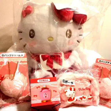 산리오 키티 제일복권 봉제 인형 세트 1등