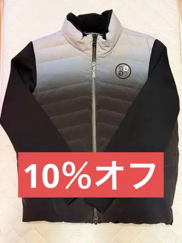 G/FORE 그레이 블랙 그라데이션 다운 자켓 사이즈 2