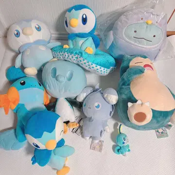 잠만보 팽도리 찌르성게 봉제 인형 묶음 판매 물 포켓몬