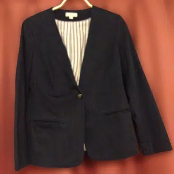 LL Bean Signature 노카라 자켓 6호 네이비