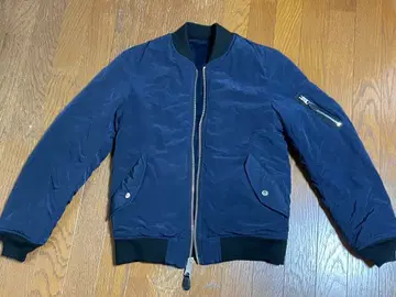 AVIREX MA-1 자켓 네이비 리버서블