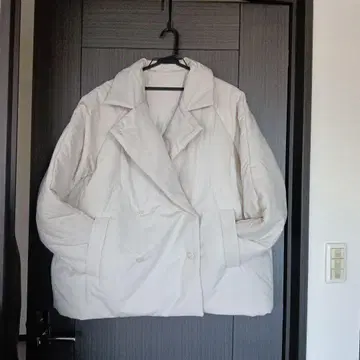 새상품 면 코트 코쿤 cache-cache