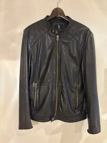 블랙 가죽 자켓