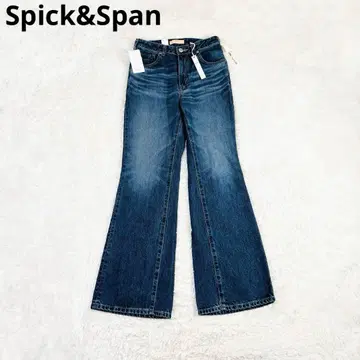 709 새상품 스픽 앤 스팬 별주 LISA 빈티지 플레어 블루