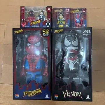 베어브릭 베놈 스파이더맨 해피 복권 SP상 LAST상 모음