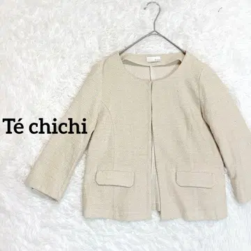 [테치치] 노카라 트위드 자켓 세레모니 출퇴근 숏 기장 후크 여밈