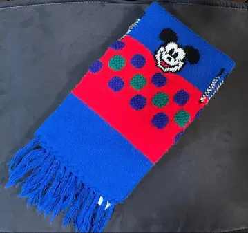 레어 80s US 빈티지 미키마우스 머플러