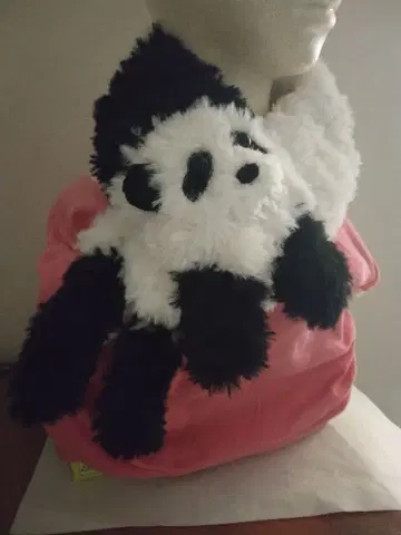 팬더 복슬복슬 머플러