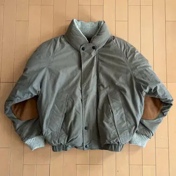 90s nautica 다운 자켓 엘보 패치