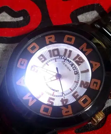 D6480 ROMAGO 남성용 쿼츠 새상품 배터리 새상품급