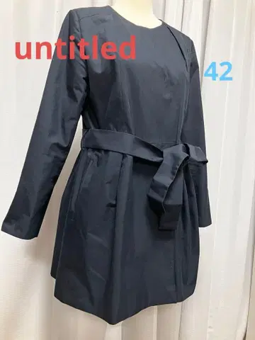 untitled 허리 벨트 트렌치코트