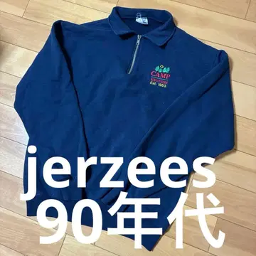 [90년대]jerzees CAMP KNUTSON 집업 맨투맨