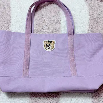 페일러 러브러리 와펜 토트백 사이즈 대 새상품급 페일 퍼플