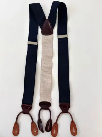 Brooks Brothers 서스펜더 네이비 베이지