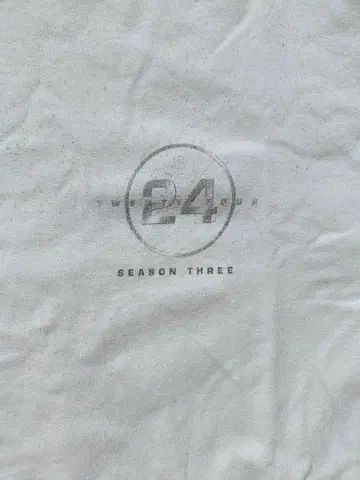 24 시즌 3 T셔츠 L 화이트