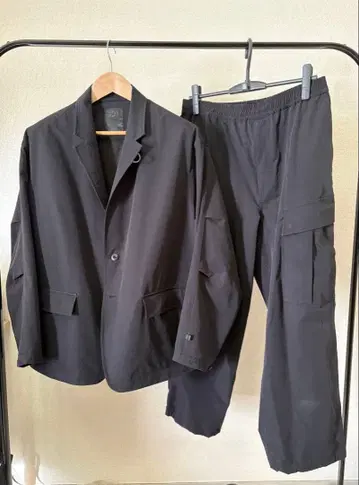 21AW DAIWA PIER39 자켓 팬츠 셋업 블랙