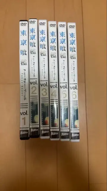 [ 새상품급 ] 도쿄 구울 DVD 전 5작품 세트