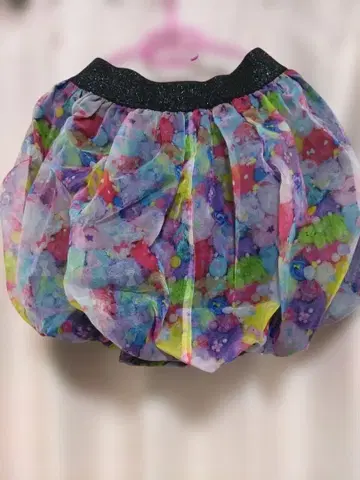 6%dokidoki 벌룬 스커트 블랙