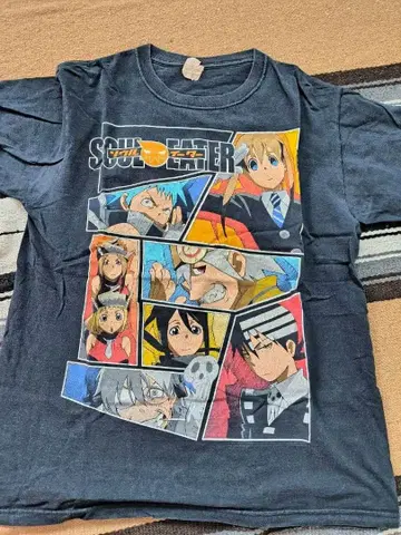 소울 이터 그래픽 T셔츠 다크 그레이