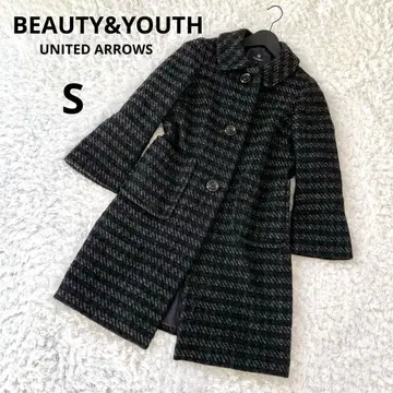 뷰티 앤 유스 애로우즈 자켓 치도리 코트 S 블랙