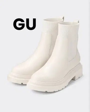 [택 포함 새상품] GU 리브 니트 삭스 부츠 M 사이즈