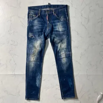[새상품급] 디스퀘어드 스키니 팬츠 20AW 데미지 가공 스트레치
