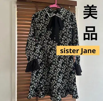 [ 새상품급 ] 시스터 제인 sister jane 꽃무늬 긴팔 원피스 S