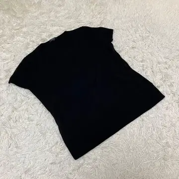 Brooks Brothers 반팔 카슈쿨 니트 울 소재 블랙 L