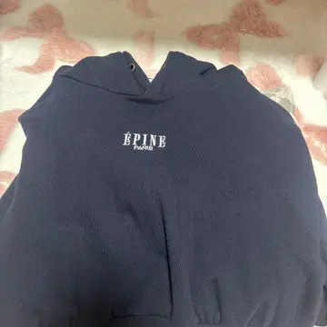 epine 후드 맨투맨 원피스