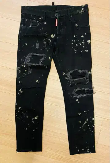 DSQUARED2 블랙 데님 팬츠 46