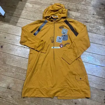 드럭스토어의 후드 부착 후드티 머스타드