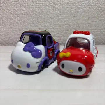 드림토미카 헬로키티 와(동백) 마이멜로디 (빨간 망토) 2대 세트