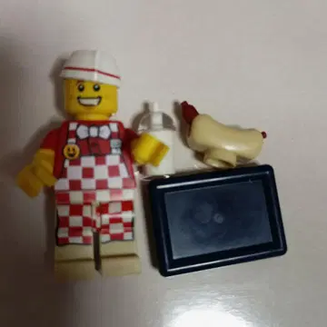 레고 미니 피규어 핫도그 가게