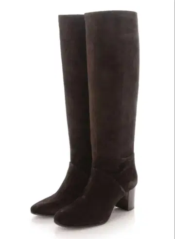 DIANA 다크 브라운 스웨이드 롱 부츠 24cm