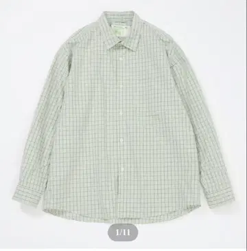 rajabrooke 와사비 간장 CHECK SHIRT