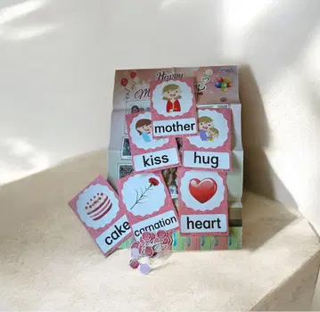 영어 학습 어머니날 포스터 & 활동 카드 세트 - 미사용