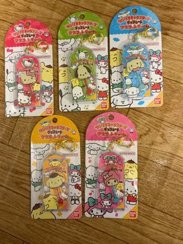 산리오 캐릭터즈 초콜릿 마스코트 참 5종 세트